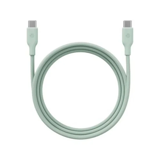 Bazic Gocharge Weave Usb-C To Usb-C 480Mbps 60W Cable 1.5M - Green